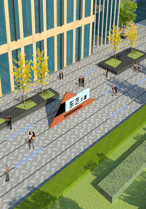 The landscape design of Chengdu East passenger station project