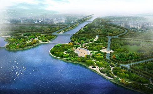 东营市中心城森林公园及广利河生态景观廊道